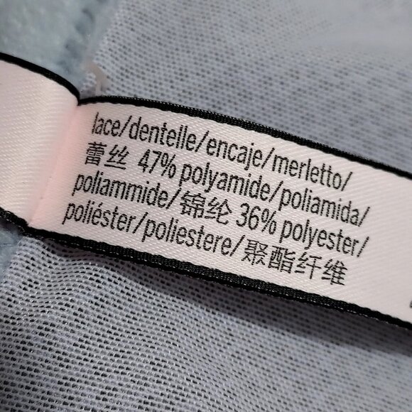 Victoria's Secret Dream Angel Lace Bra Bralette Pink Gray Lavender, Size 36C - Picture 13 of 13